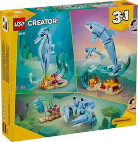 LEGO Creator 3-in-1 Sea Animals: Beautiful Dolphins 31385